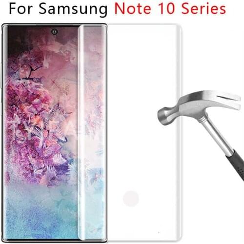 Tempered Glass phone Case For samsung note 10 pro plus cover Protective Glas Screen Protector On galaxy note10 not Accessories