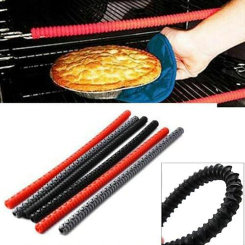 10PCS Oven Shelf Protector Silicone Oven Rack Guard Heat Resistant Strips