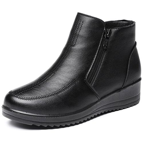 Zapatos de mujer Women Winter Boots 2020 New Warm plush snow Boots Winter Shoes Female Ankle Boots Women Booties Botas Mujer