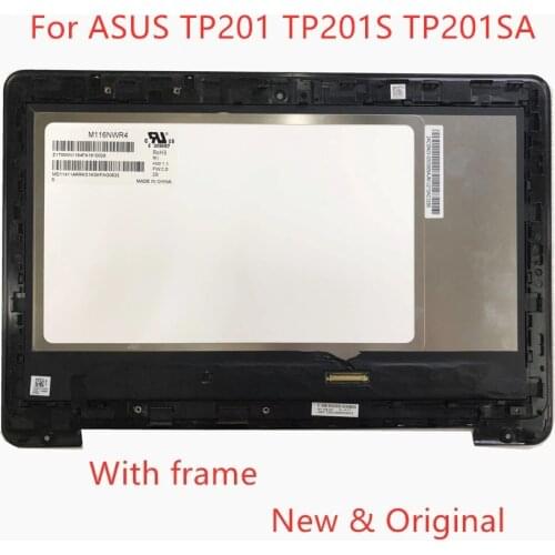 11.6 Original lcd assembly replacement For ASUS Transformer Flip Book TP201 TP201S TP201SA LCD touch screen with frame M116NWR4