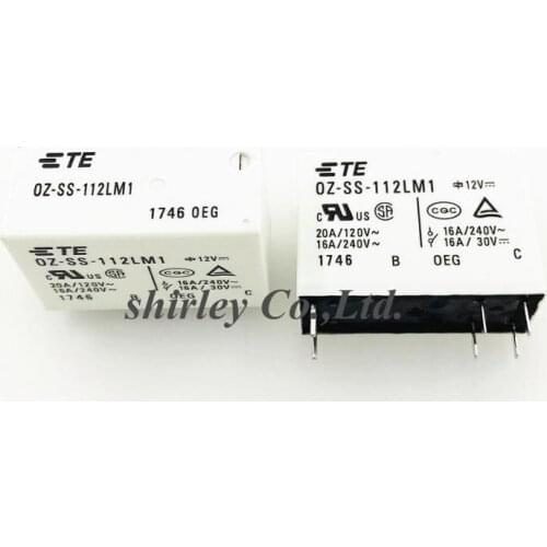 Free Shipping 10PCS 100% new original relay OZ-SS-112LM1 6PIN 16A 240VAC 12VDC