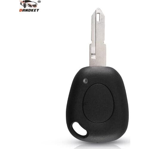 DANDKEY Replacement 1 Button Car Key Shell Stying Cover Blank For Renault Megane Clio Scenic 1 button IR Remote Case Fob