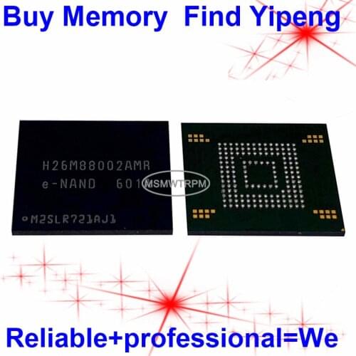 H26M88002AMR BGA153Ball EMMC 128GB Mobilephone Memory New original and Second-hand Soldered Balls Tested OK