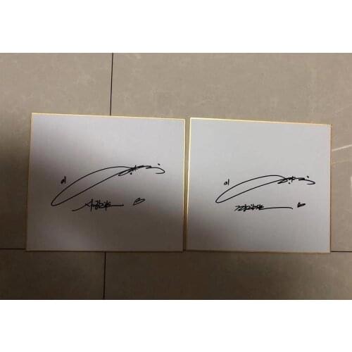 Signed Ji Chang Wook autographed Shikishi Card Art Board 27*24cm signed 2016