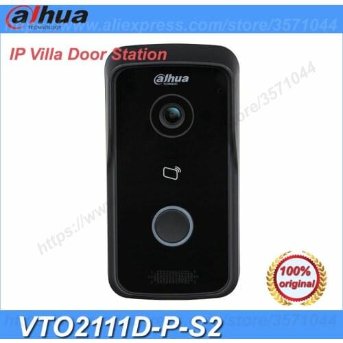 Dahua VTO2111D-P-S2 IP Villa Door Station Video Intercom Doorbell Supports two-way voice call Two locks Replace VTO2111D-WP-S1