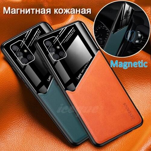 Magnetic Leather Case for Samsung S20 Plus Note 10 Lite 20 Ultra S10 Plus A51 A71 S20 FE 5g A21s A50 A41 Phone Case Cover Funda