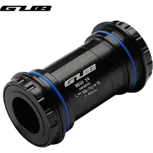 GUB Bicycle Bottom Bracket Ceramic Bearing Bottom Bracket To 24/22mm for Bike Threaded Press-in Bottom Bracket Bicycle Parts