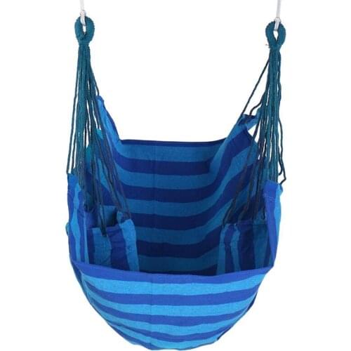 Hanging Hammock Chair Portable Outdoor Indoor Relaxation Swing Garden for Adults Kids Camping Travel Hanging Sleep Bed