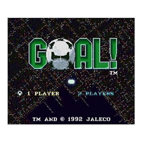 Super Goal! NTSC Version 16 Bit 46 Pin Big Gray Game Card For USA Game Players