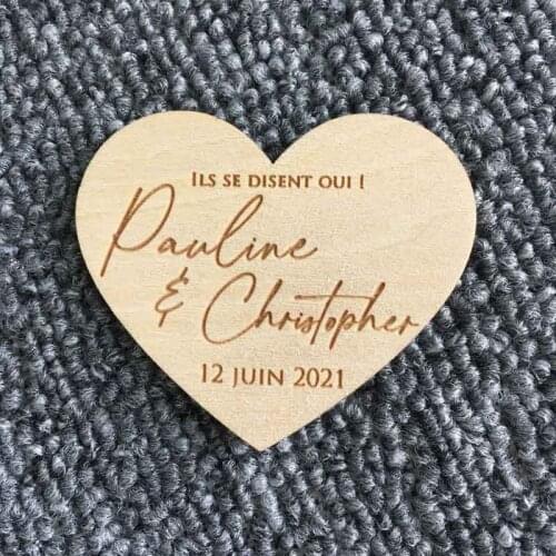 Wedding Gift Save the Date Magnets Wooden Use In Wedding Invitations Personalised Birthday Gift Engraved Handmade Gifts