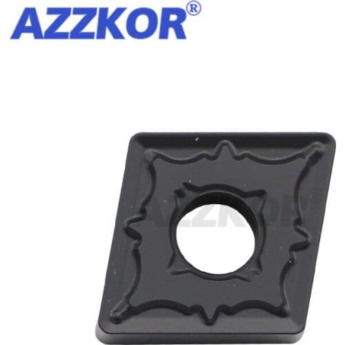 CNMG1204 PM PR NT125 Turning Tools Inserts CNC Center Lathe For 45# Steel A3 Steel Metal Maching AZZKOR Diamond Carbide Blades