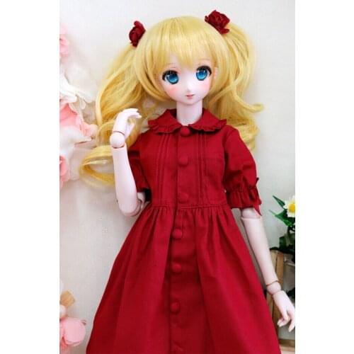 [wamami] Summer Red Dress For DD AOD LUTS VOLKS Doll Dollfie Outfits