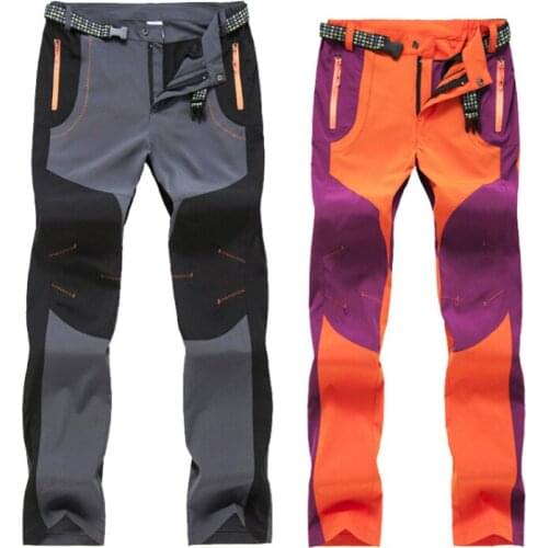 Windtaste Men Women Hiking Thin Pants Outdoor Softshell Trousers Spring Autumn Windproof For Camping Skiing Climbing 2021