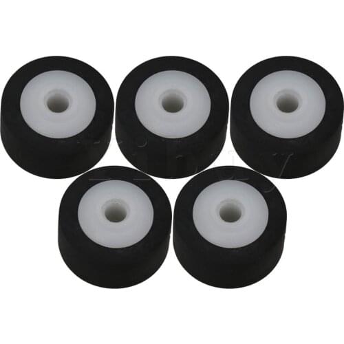 Yibuy 13x8.3mm Pulley Audio Pressure Belt Wheel Tape Pressure Roller Pack of 5