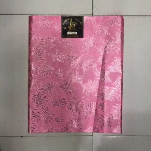 2pcs/set african sego headtie pink color latest nigerian headtie high quality sego gele headtie for women