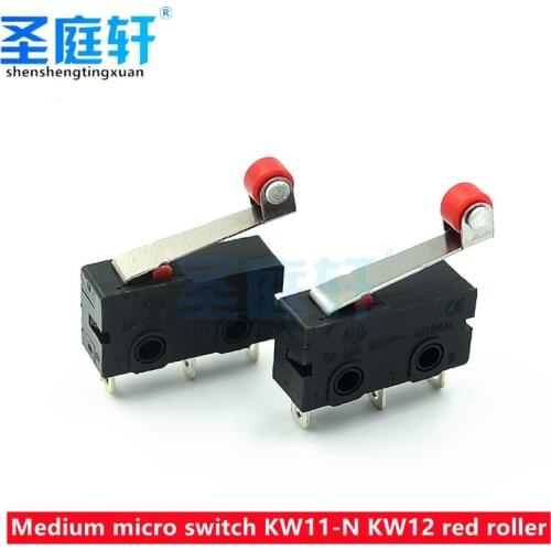 5 pcs / lot Belt wheel medium medium micro switch KW11-N KW12 ball wheel red wheel mouse reset button