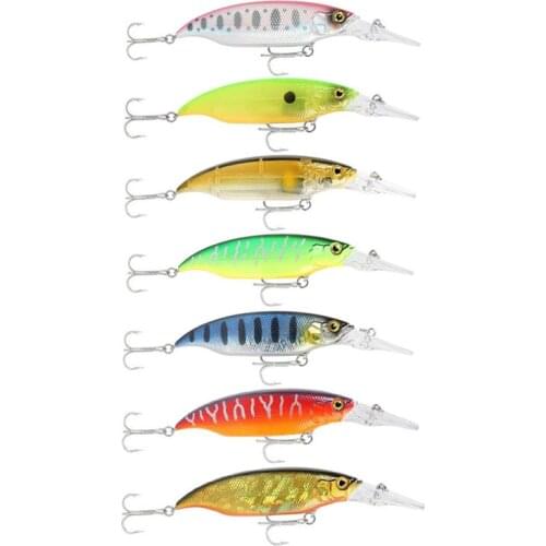 7pcs Minnow 10cm 12g for fishing lure Topwater Floating isca artificial pesca peche leurre Hard bass bait pike crankbait goods