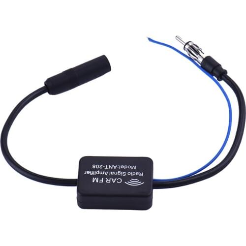 Car Antenna Universal FM Signal Amplifier for VW Portable Interior Glass Screen Mount Car Radio Amplifier 25dB Auto car-styling