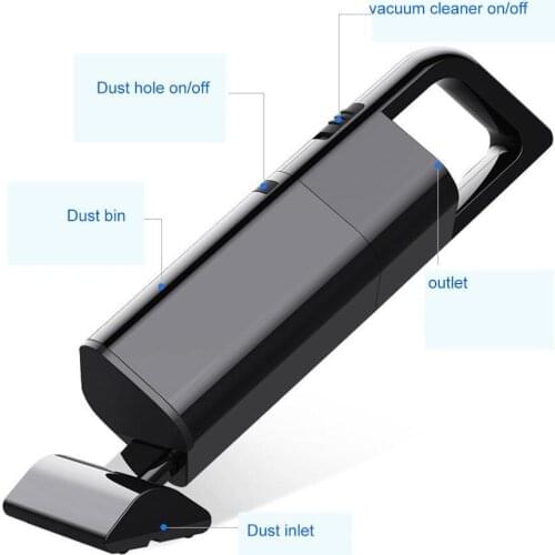 120W 12V Auto Car Suction Sweeper Handheld Wet/Dry Dual-use Powerful Car Home Cleaning Vacuum Cleaner