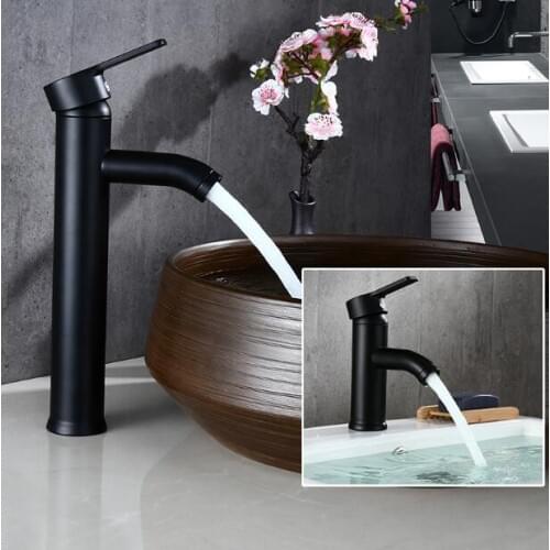 Free Shipping Basin Faucet black sink faucet bathroom Water Mixer hot and cold sink faucet,basin tap mixer