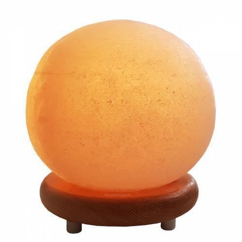 ÇANKIRI ROCK SALT LAMP GLOBE SHAPED NATURAL ÇANKIRI SALT HEALTHY NIGHT LAMP