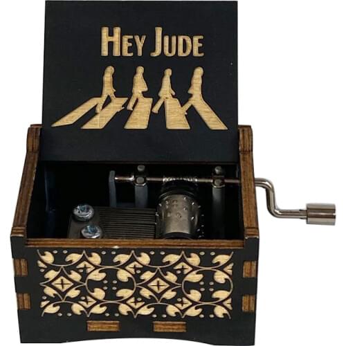 Wooden Music Box Classical Carving Music Box Wooden Childrens Toys Home Decoration Holiday Gifts Birthday Gifts