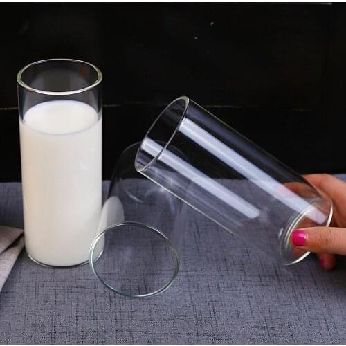 Creative Round Shape Tea Juice Milk Glass Cup Coffee Mug Wine Glass Drink Cup High Borosilicate Glass Drinkware Durable