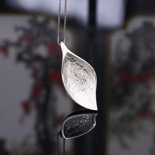 925 Sterling Silver Women Pendant Art Deco Men Semi Mount Pendant White Gold Color Fine Silver Gemstone Pear Cabochon Setting