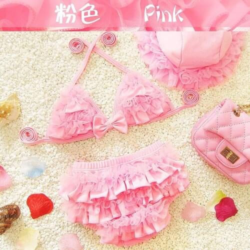 2021 Kids Swimwear Girls Two Pieces Child Swimsuit with Ruffle Mermaid Tails for Children Bikini Little Girls Swim Suits C0006