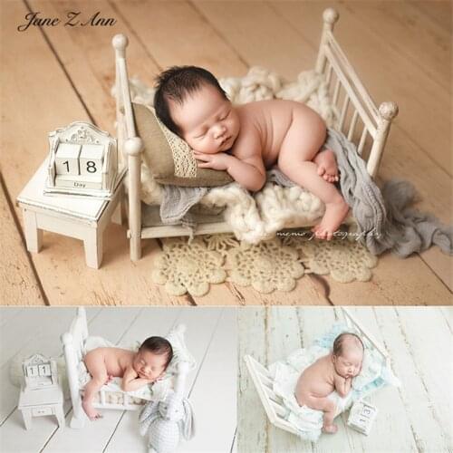 Jane Z Ann Cute mini desk tea table calender children newborn /100 days/3 month baby photography retro studio shooting props