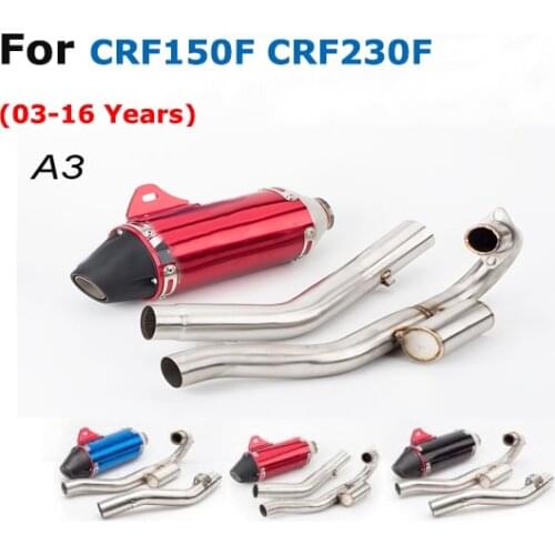 Motorcycle modification CRF150 CRF230 CRF250 exhaust pipe muffler off-road modification entire exhaust 03-16 Years