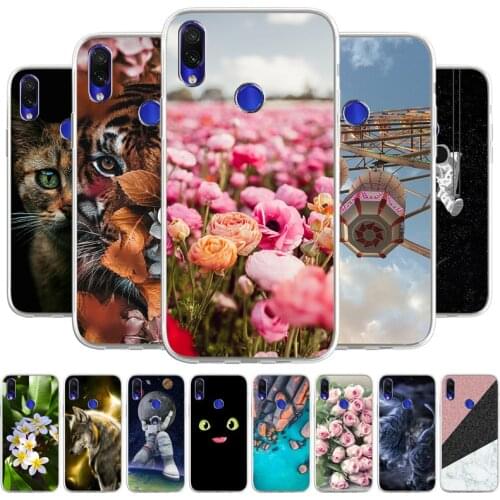 Cartoon Case For Xiaomi Redmi Note 7 Phone bags Soft Cover For Xiaomi Redmi Note 7 Coque Capa Animal Painted Fundas Bumper