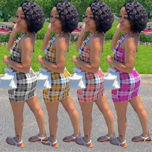 Модные платья в клетку MXPZSP China At AliExpress