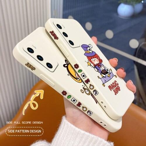 Funny Crazy Hat Girl Phone Case For Huawei P40 P40Lite P30 P20 Mate 40 40Pro 30 20 Pro Lite P Smart 2021 Y7a Silicone Cover