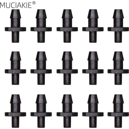 MUCIAKIE 50PCS OD-4.2MM x 1/4'' Barb Connectors 3/5mm 5-Way 3-Way Spliters Fittings Garden Water Micro Drip Irrigation Accessory