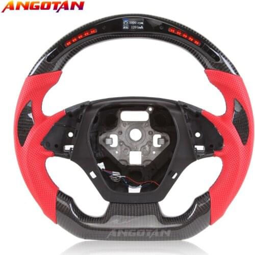 Sports Steering Wheel Fit For Chevrolet Camaro 2011 2012 2015-2017RS Carbon Fiber Steering Wheel
