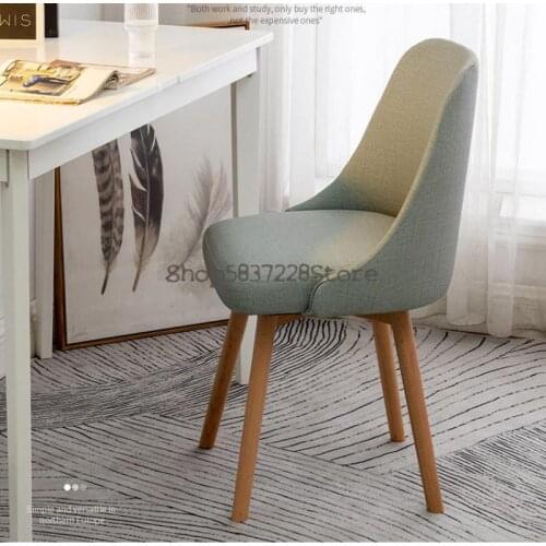 Home Desk Chair Simple Office Lift Computer Swivel Chair College Students Study Writing Dormitory Chair Back Makeup