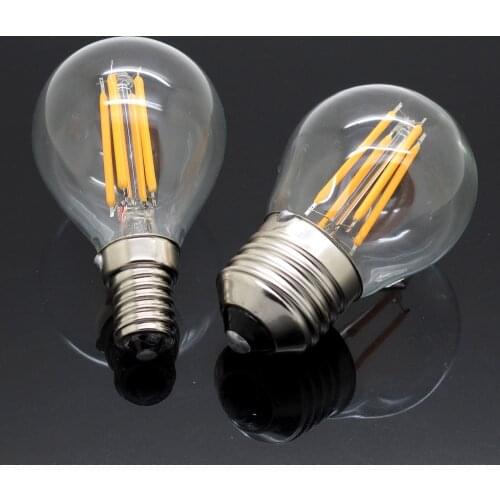 LED Candle bulb E27 E14 220V 4W 6W 8W Vintage Retro Lamp Filament Light Bulb C35 G45 Bombillas Lampada LED Edison Bulb