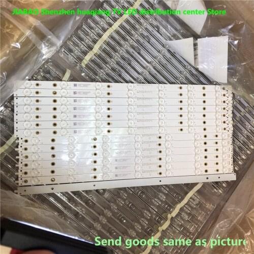 LED Backlight strip 14 lamp For Philips 49"TV 49PUS7002 GJ-2K18-AFJ2-490-D714-V1-L R TPT490F2-FN02.S