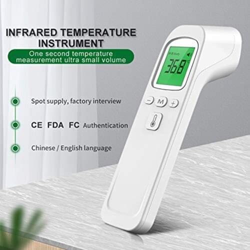Forehead Ear Thermometer Three Color Screen Digital Termometro Infrared Non Contact Precise Temperature Fast Measuring Equipment