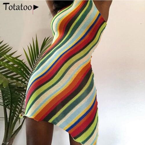 Летние платья в полоску Totatoop China At AliExpress