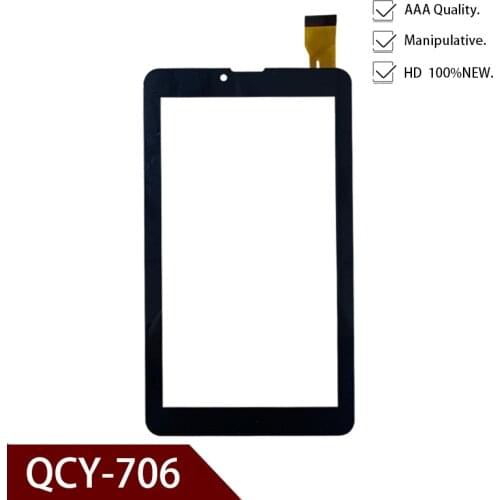 High Quality New For 7" inch BQ 7084G BQ-7084G Simple QCY-706 Black Tablet touch screen panel Digitizer Glass Sensor Replacement