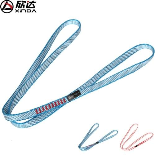 XINDA 22KN 60cm Professional rock Climbing Sling Bearing Strap Reinforce Rope belt Load-bearing Bandlet Mountaineering equipment