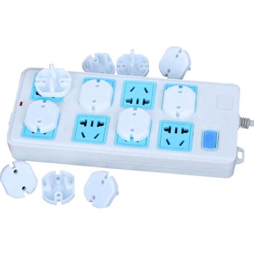 Safety Electric Sockets Covers Power Socket Electrical Outlet 2 Plug Cover Safety Guard Protection Anti Electric Shock