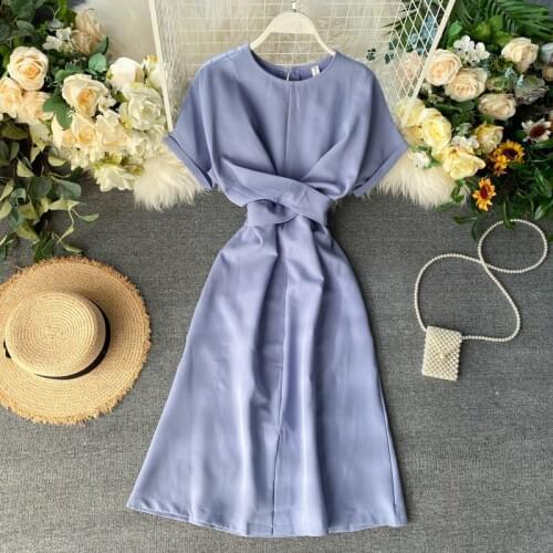2021 Slim Bandage Dresses Summer Midi Long Dress Party Vestido De Festa Women Casual Elegant Tie Tunic Vestidos High Waist Dress