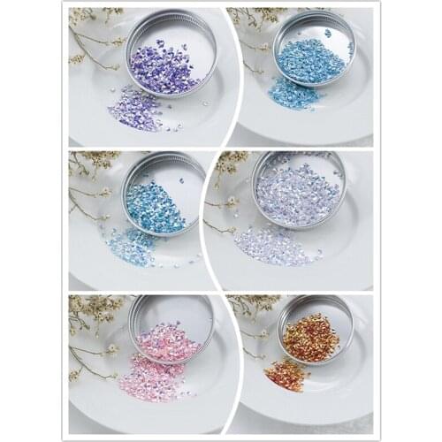 10g/lot pvc Diamond Rhombus Glitter Slices Filler For DIY Handmade UV Resin Craft Nail art Tips Kids Lizun DIY Accessories