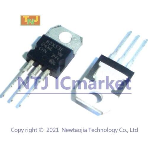 10 PCS BDX53F TO-220 BDX53 NPN SILICON POWER DARLINGTONS