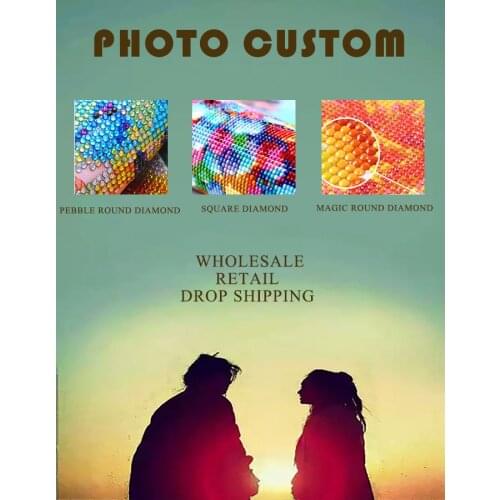 Old Street H Custom Full square Diamond Painting Picture Custom of pebble round Diamond Embroidery Cross Stitch Home Decoration