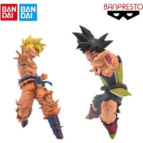 Bandai Original Z Dragon Ball Super Ka Me Ha Me Ha Burdock Son Goku Anime Figures Action Figure Model Kids Gift Model Toy
