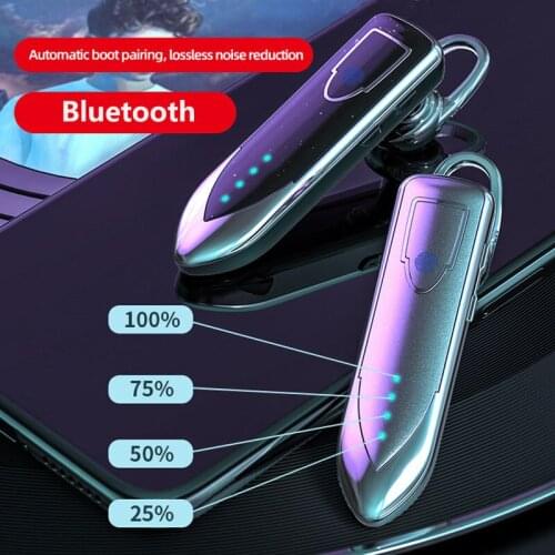 Earphone Wireless Power Display Headset Sport Driving Headphone Stereo Earpiece with Mic for iPhone Samsung Android